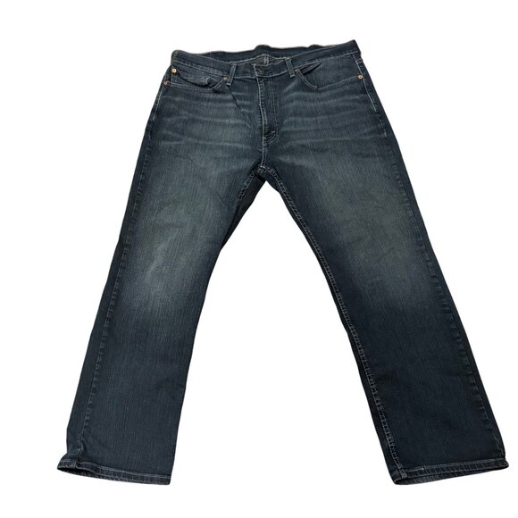 Levis Mens 559 Relaxed Straight Jeans W38 L30 Dark Wash Denim - Picture 3 of 6